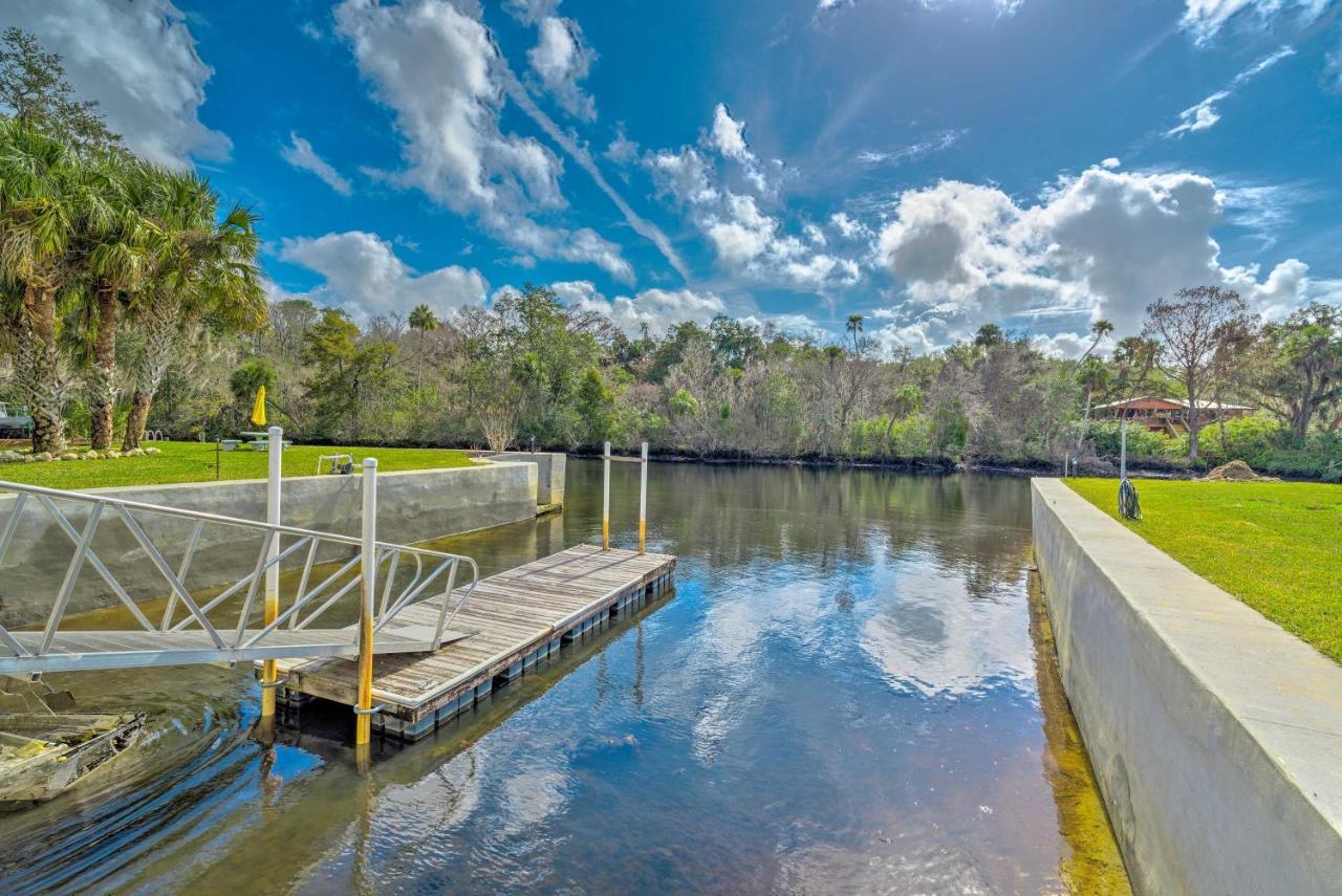 Withlacoochee River House With Dock And Kayaks! Yankeetown Exterior photo